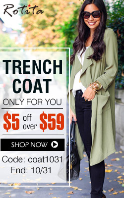 lastest trench coat from rotita.com, free shipping worldwode 250x400