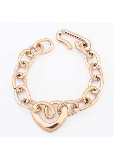 Woman Metal Necklace for Lady Golden