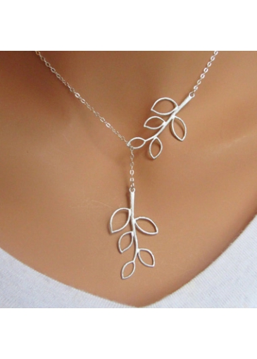 Elegant Mini Leaf Pendant Necklace
