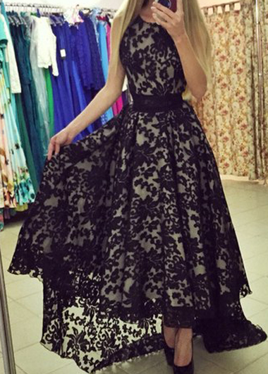 Sleeveless Lace Black Belted Maxi Dress Sleeveless Lace Black Belted Maxi DressLace Dresses<br><br><br>color: Black<br>size: S,M,L,XL