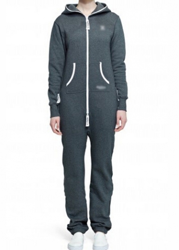 Hooded Collar Long Sleeve Harlan Jumpsuit