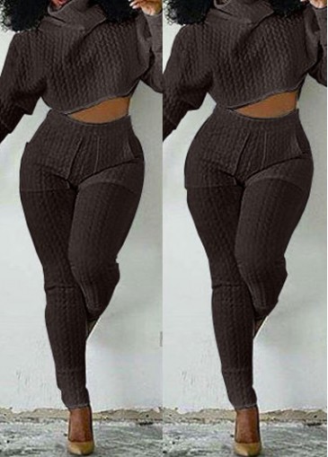 High Neck Long Sleeve Top and Pants