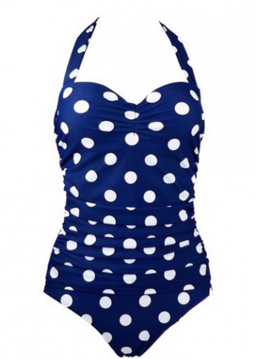 Push Up Halter Neck One Piece Swimwear