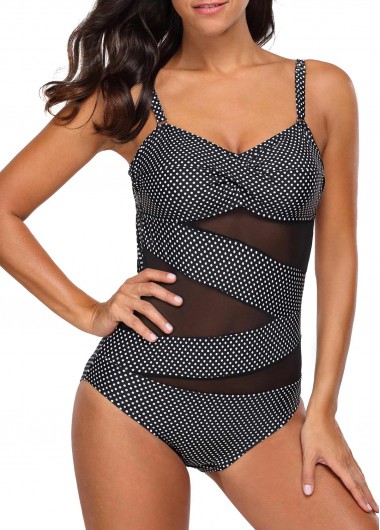 Open Back Spaghetti Strap Printed One Piece Swimwear Open Back Spaghetti Strap Printed One Piece SwimwearSwimwear<br><br><br>color: Black<br>size: S,M,XXL,L,XL
