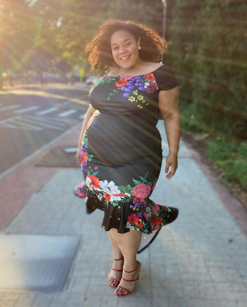 Black dresses,Floral dresses,Party dresses,Elegant dresses,ROTITA Off the Shoulder Floral Print Mermaid Dress 