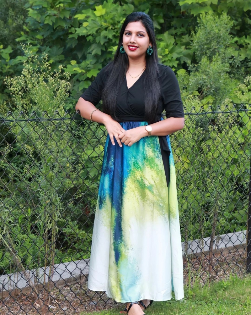 Black dresses,Tie Dye dresses,Party dresses,Elegant dresses,ROTITA Plunging Neck Tie Dye Print Belted Maxi Dress