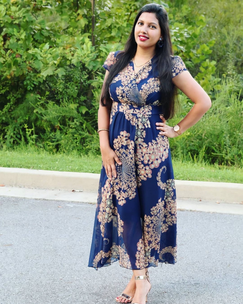 Black dresses,Tie Dye dresses,Party dresses,Elegant dresses,ROTITA Plunging Neck Tie Dye Print Belted Maxi Dress