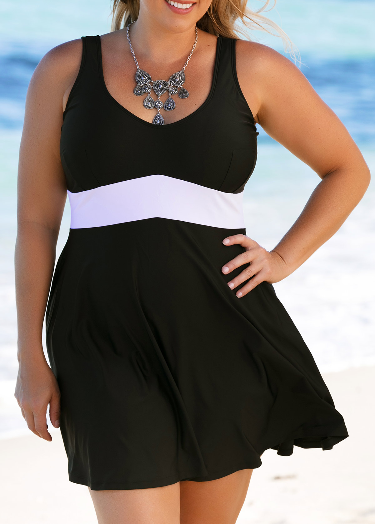 extra long swimdress