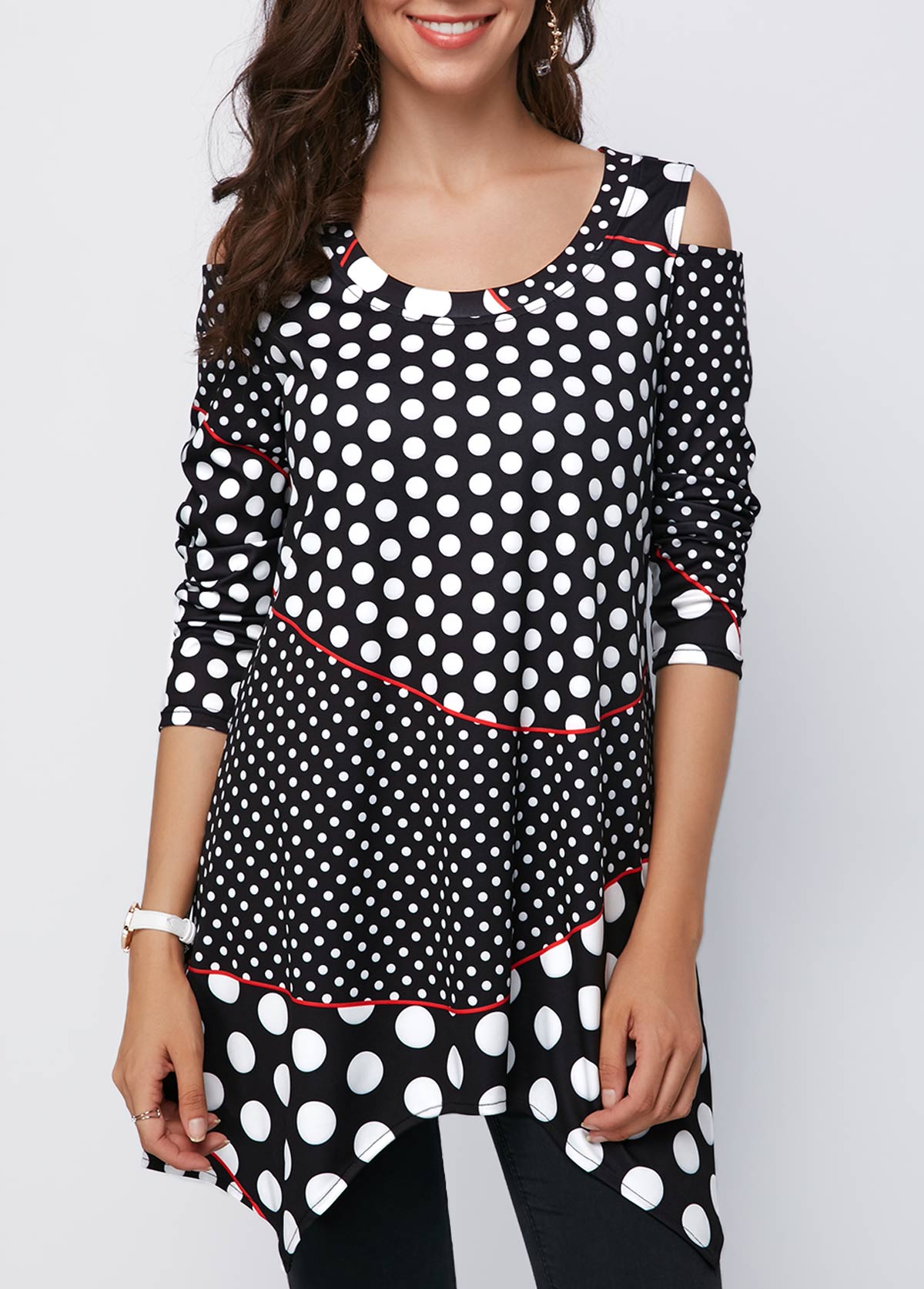 polka dot blouses for sale