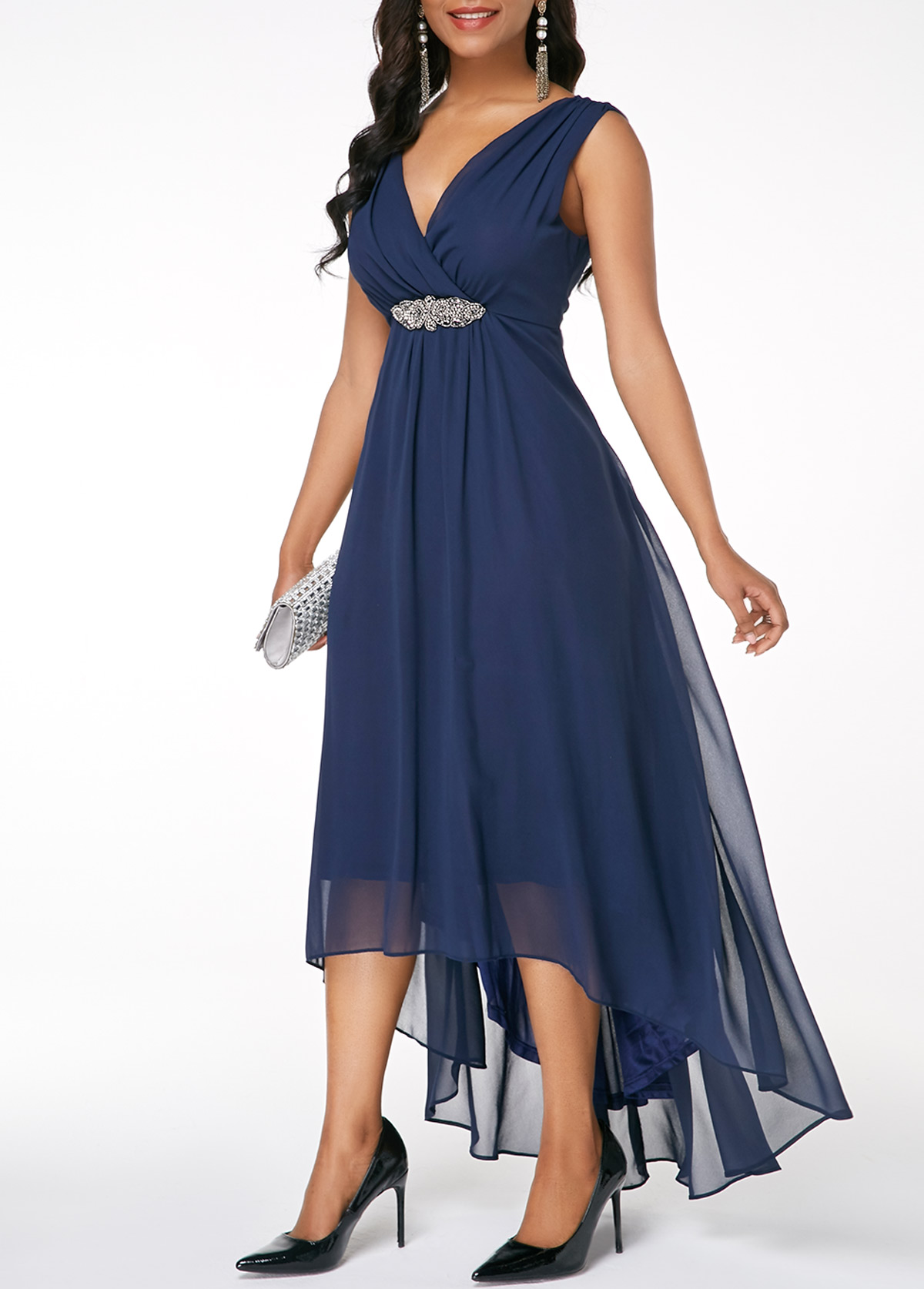 next navy blue dress