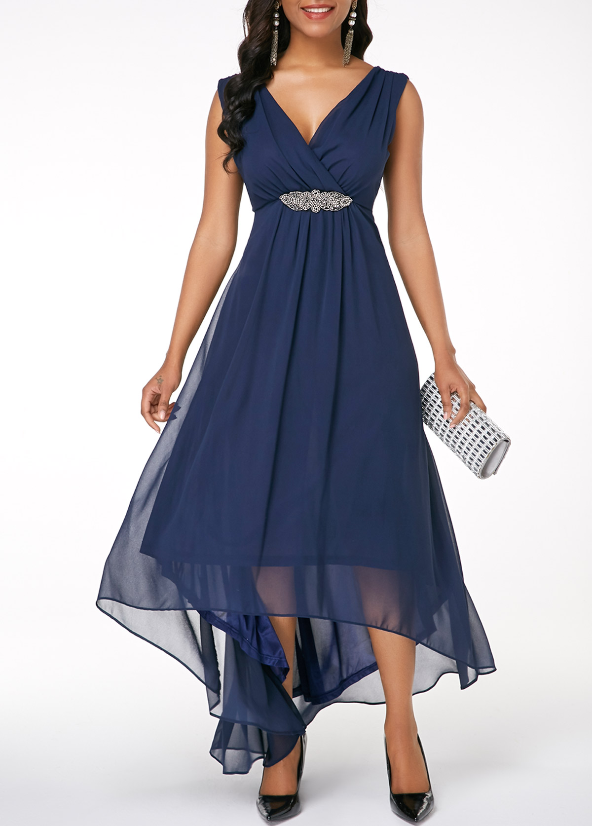 Navy Blue Dress With Sleeves Flash Sales, UP TO 66% OFF | www.loop 
