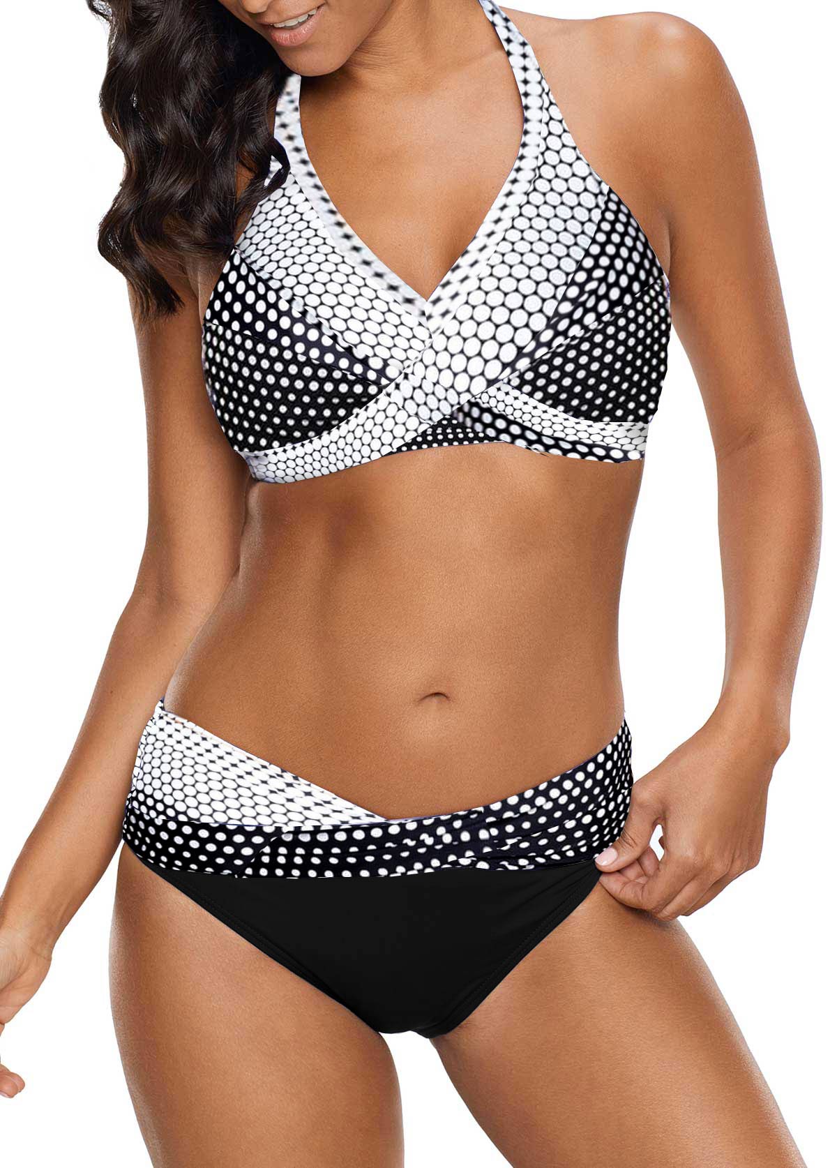 halter neck bikini sets