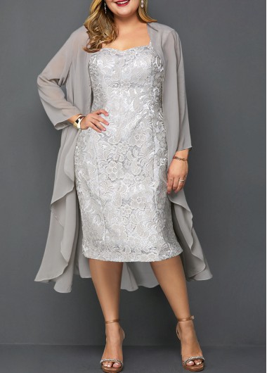 plus size chiffon cocktail dresses