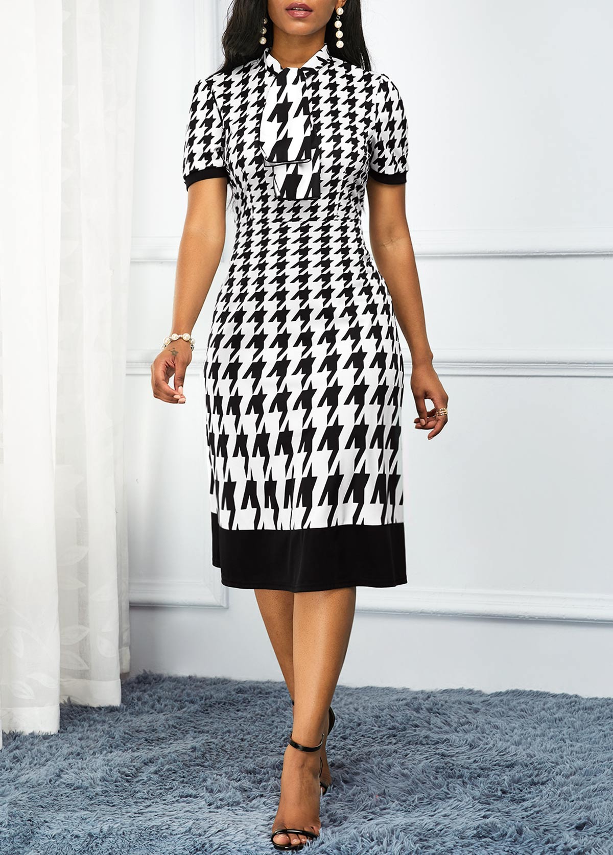 high waist dresses with sleeves