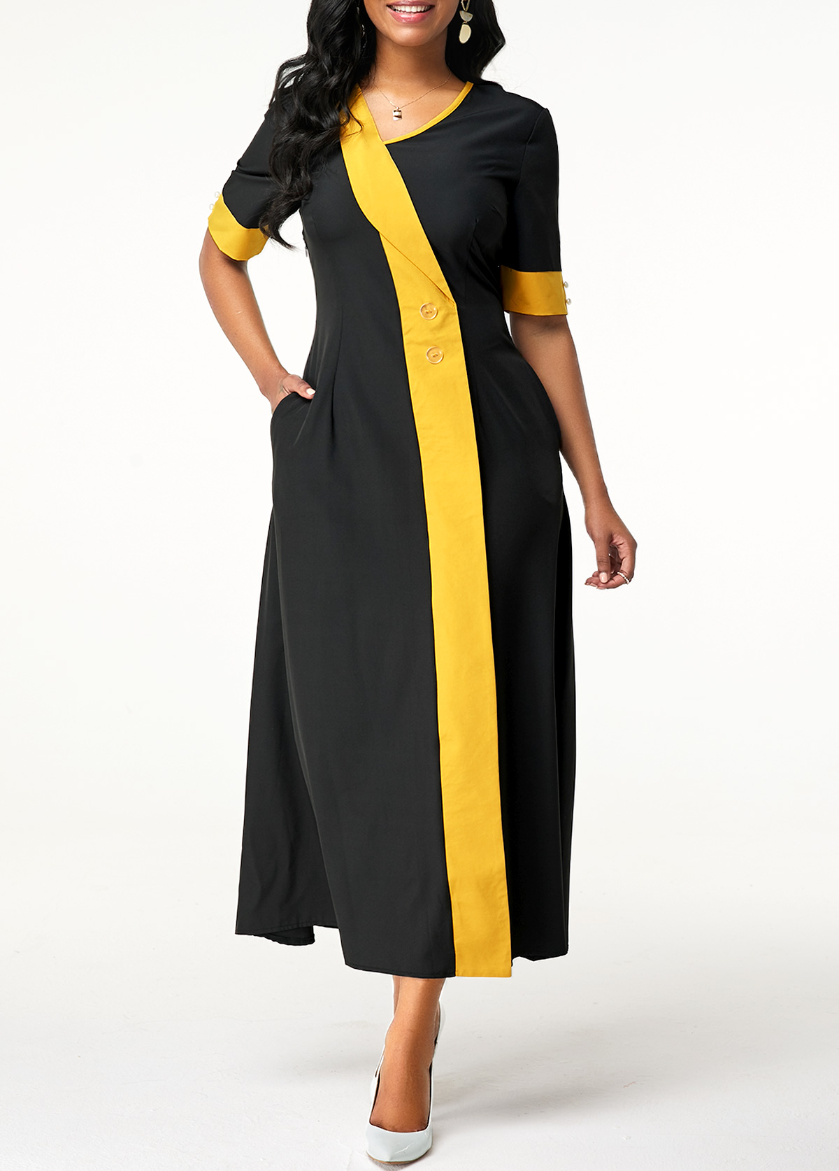 pocket maxi dress