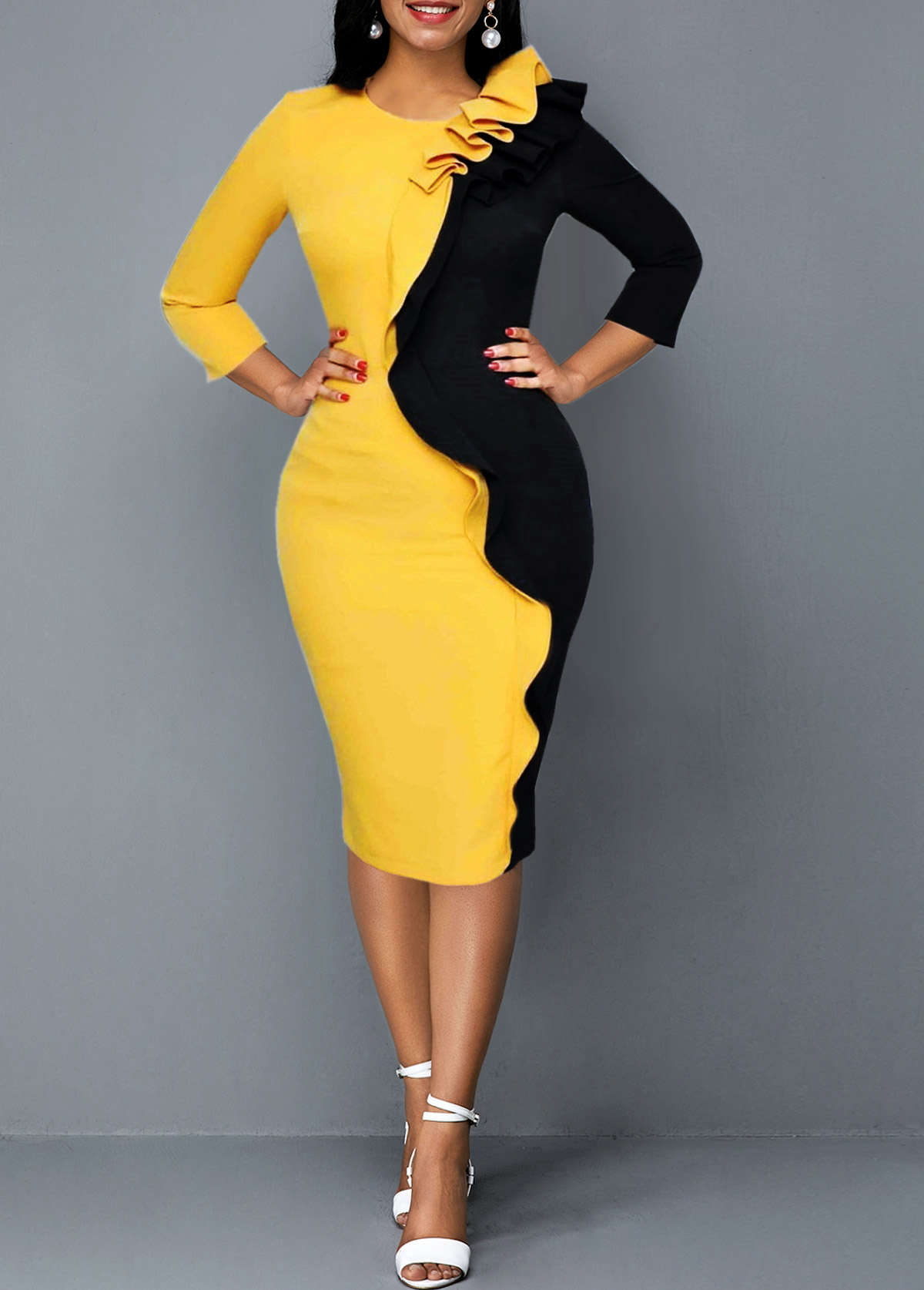 rotita yellow dress