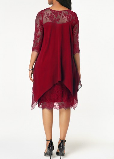rotita burgundy dress