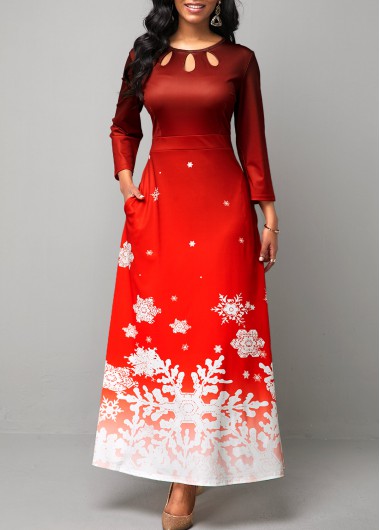 rotita burgundy dress