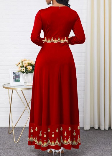 rotita long sleeve maxi dress