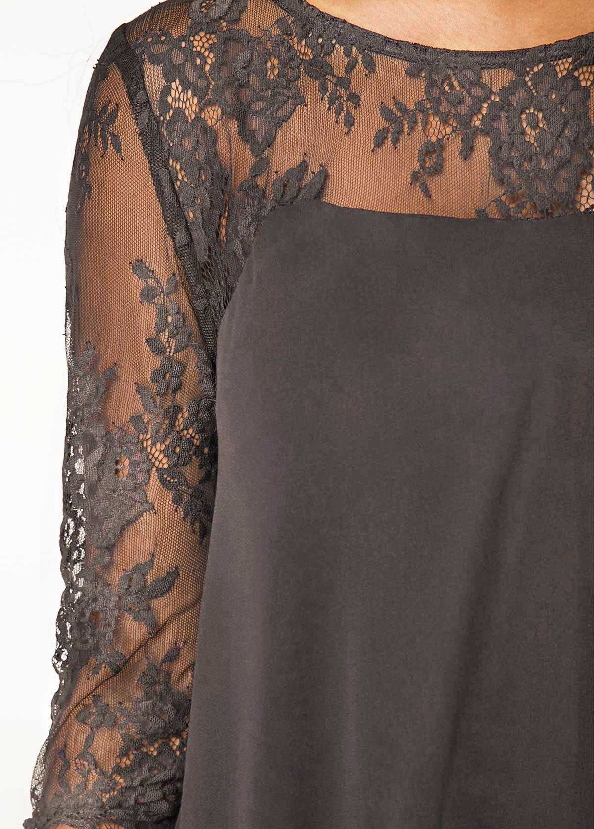 rotita black lace dress