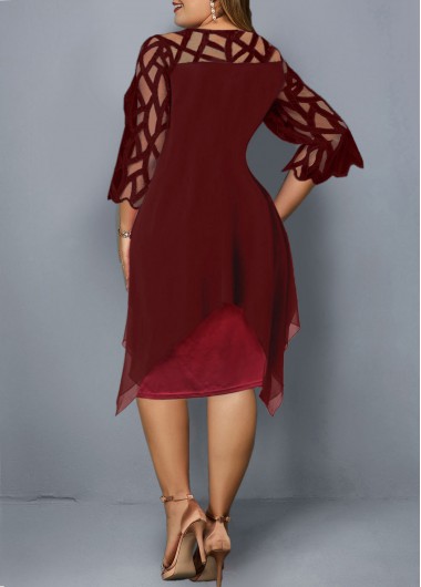 rotita burgundy dress