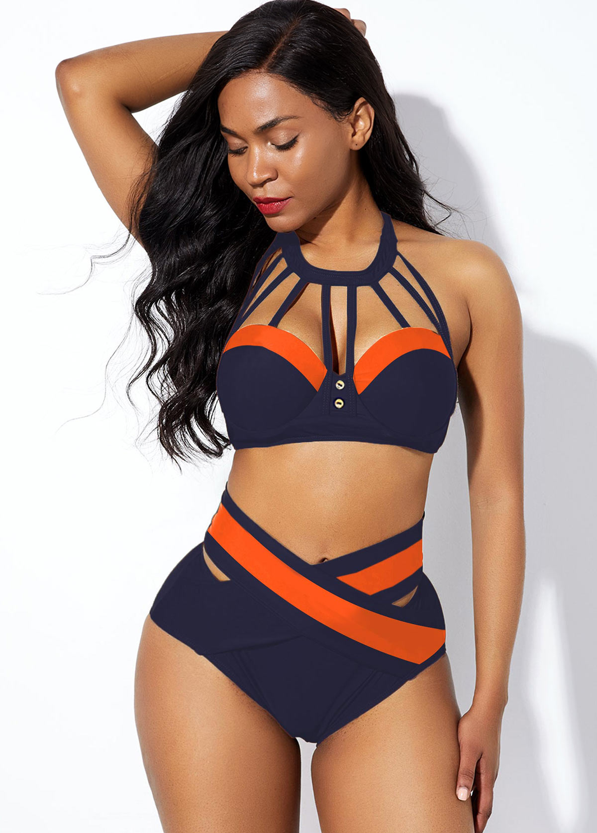 crew neck bikini