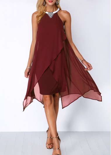 rotita burgundy dress
