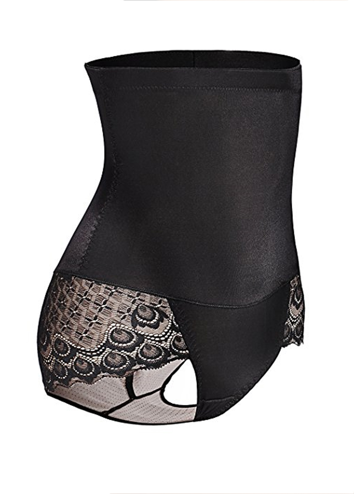 Black intimates,Other intimates,ROTITA Black Lace Panel High Waisted Shapewear