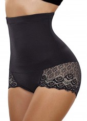 Black intimates,Other intimates,Black Lace Panel High Waisted Shapewear