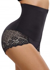 Black intimates,Other intimates,Black Lace Panel High Waisted Shapewear