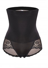 Black intimates,Other intimates,Black Lace Panel High Waisted Shapewear