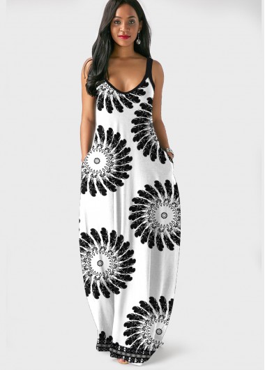 mandala maxi dress