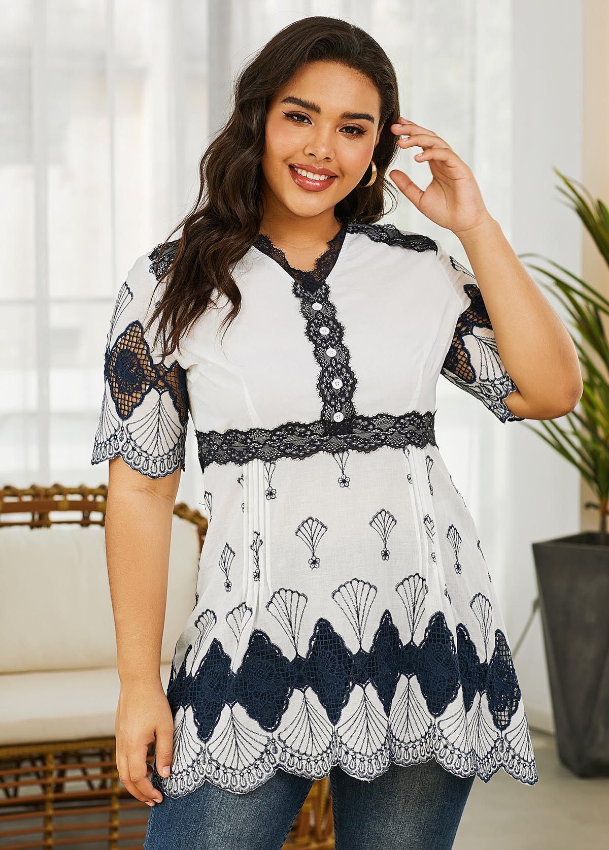 rotita plus size blouses