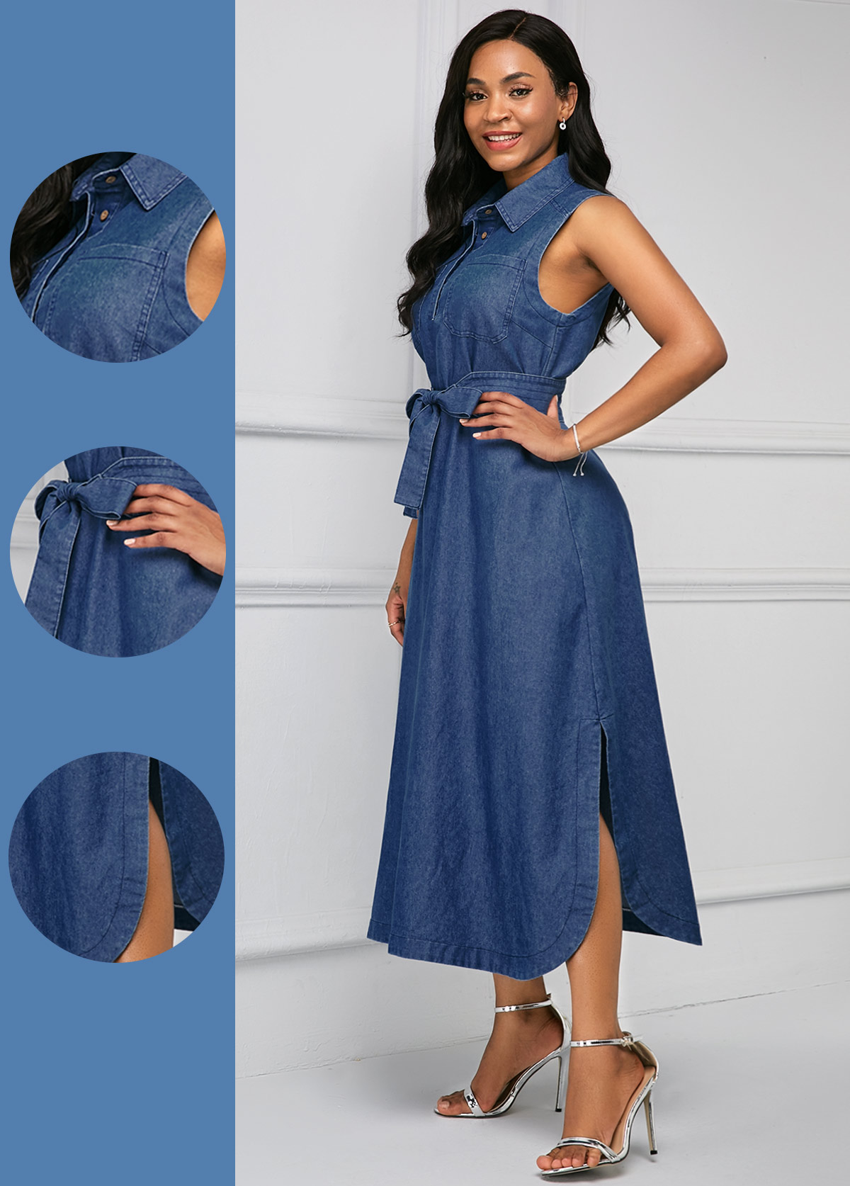 rotita denim dress