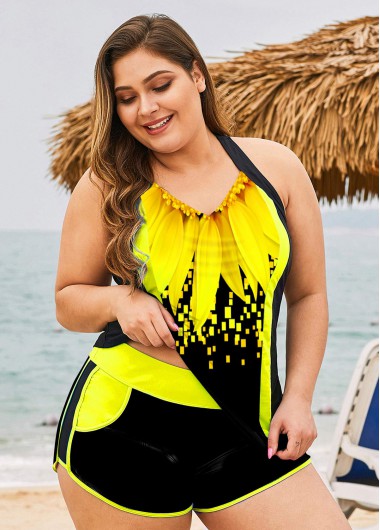 sunflower tankini set