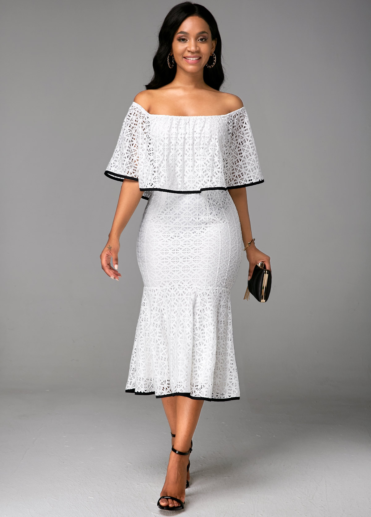 white boat dress