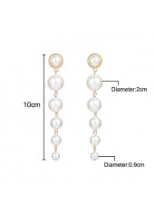 White jewelry,Pearl Design White Earrings for Women