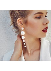 White jewelry,Pearl Design White Earrings for Women