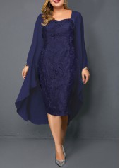 sheath dress with cardigan