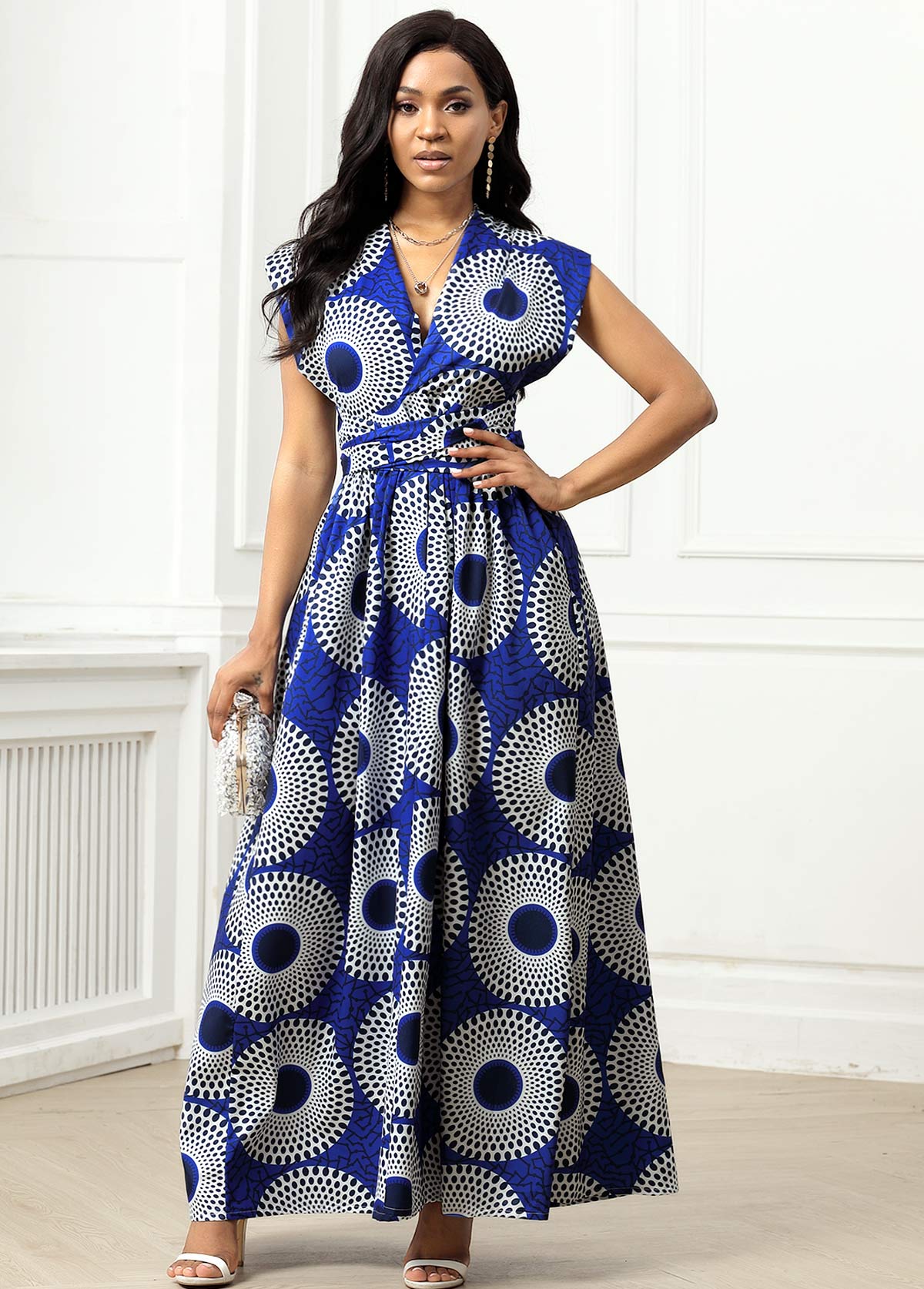 front slit maxi dress