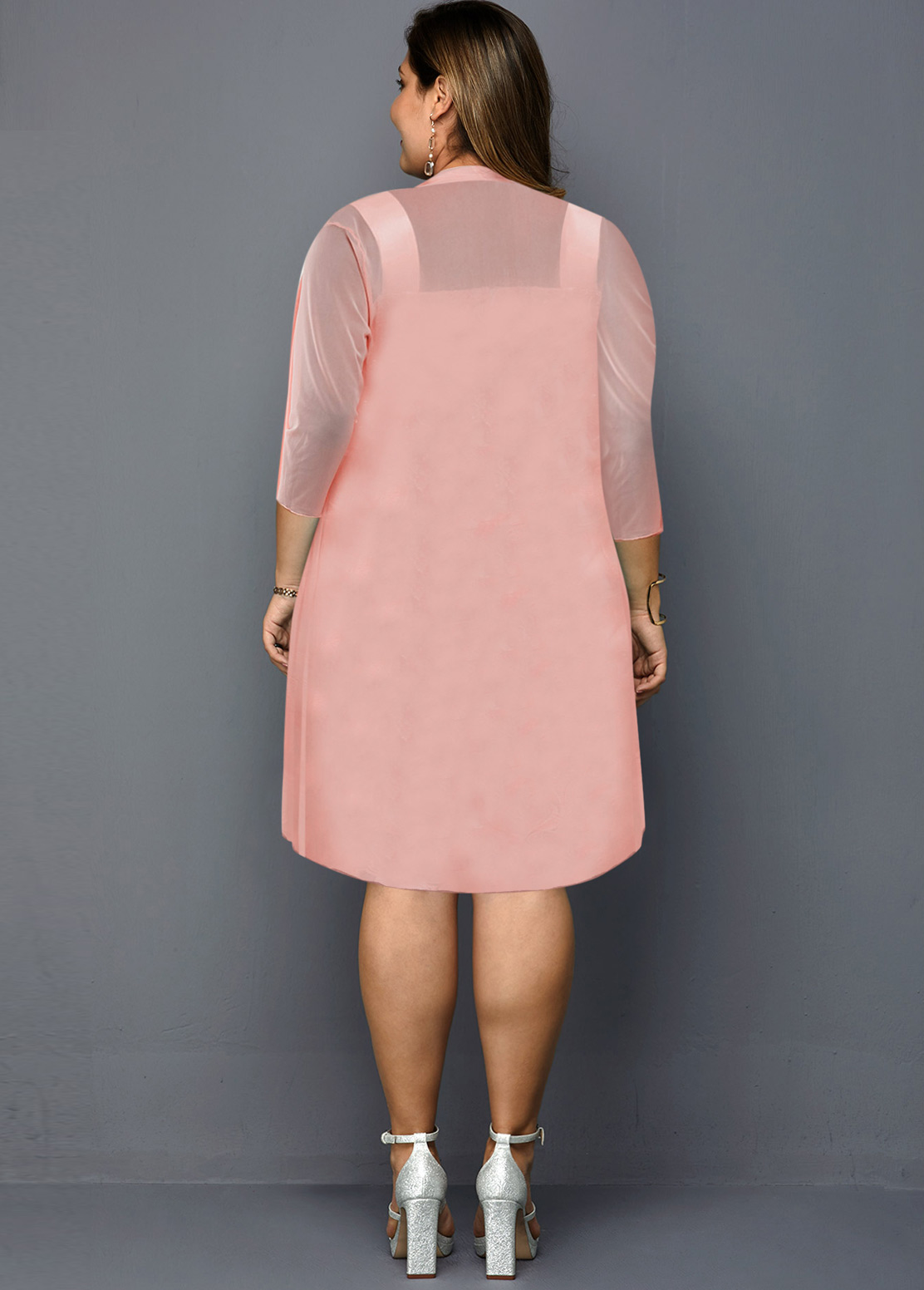 ROTITA Plus Size Chiffon Cardigan and 