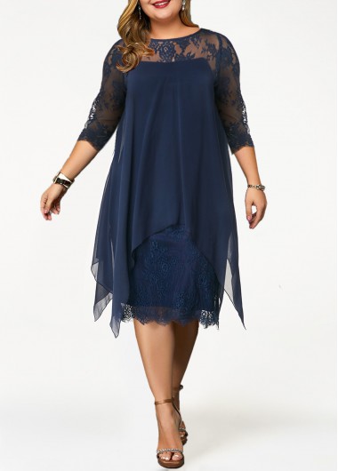 Plus Size Navy Blue Dress For Funeral - Funeral Dresses The Dress ...