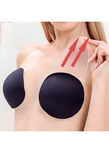 Black intimates,Plain Color intimates,Rabbit Ear Black Silicone Bra Set