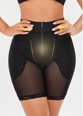 Black intimates,Black Semi Sheer High Waist Panties