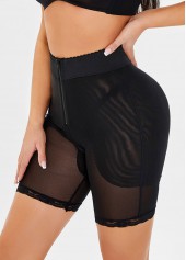 Black intimates,Black Semi Sheer High Waist Panties