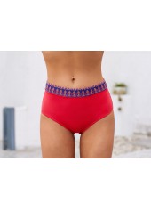 Red swimwear,Tribal swimwear,ROTITA Double Spaghetti Strap Tribal Print Tankini Set