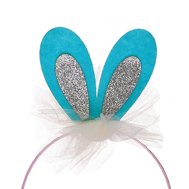 Blue accessories,Mesh Baby Rabbit Ears Blue Headband