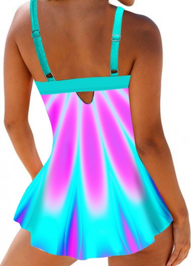 Multi Color swimwear,Dazzle Colorful swimwear,ROTITA Gelato Pastels Rainbow Color Swimdress and Panty