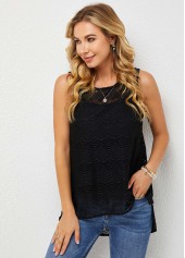 Black tops,Plain Color tops,ROTITA Keyhole Back Tank Top and Black Camisole 