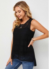 Black tops,Plain Color tops,ROTITA Keyhole Back Tank Top and Black Camisole 